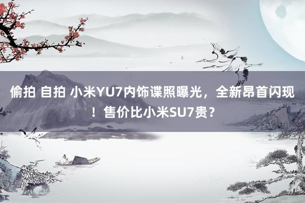 偷拍 自拍 小米YU7内饰谍照曝光，全新昂首闪现！售价比小米SU7贵？