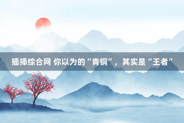 插揷综合网 你以为的“青铜”，其实是“王者”