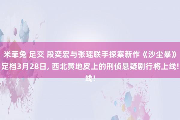 米菲兔 足交 段奕宏与张瑶联手探案新作《沙尘暴》定档3月28日, 西北黄地皮上的刑侦悬疑剧行将上线!